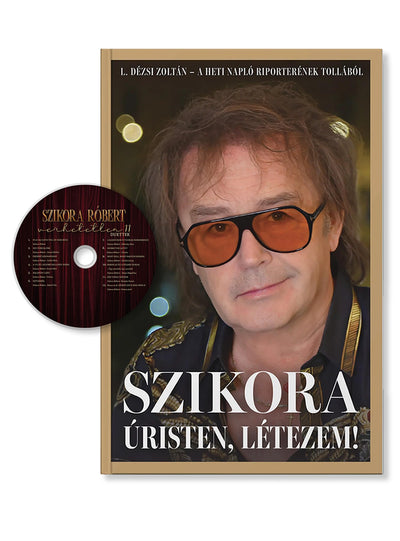 Szikora névre szóló dedikált könyv + CD, limitált mennyiségben
